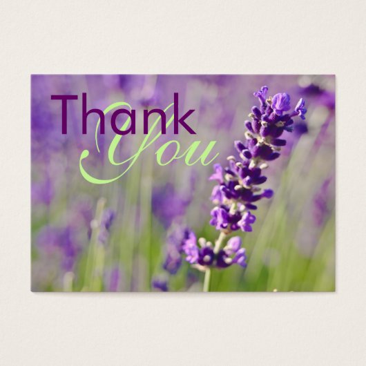 Lavendar ・ありがとうProfilecard (正面)