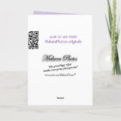 lavendar-のアオカケスは大事な行事をカスタマイズ カード (裏面)