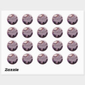 lavendar azaleasラベル ラウンドシール (シート)