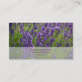 Lavendar | Lavendel 名刺 (裏面)