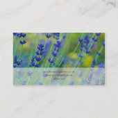 Lavendar | Lavendel 名刺 (裏面)