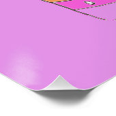 Lavendar Originalマグポスターのカラフルな花 ポスター (コーナー)