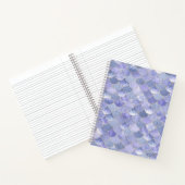 Lavendar Purple Monogram Mermaid Journal Notebook ノートブック (内部)