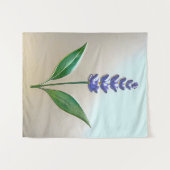 Lavendel Blume in glänzender Eleganz タペストリー (正面(横))