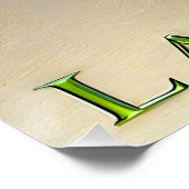 Lavendel Blume in glänzender Eleganz ポスター (コーナー)