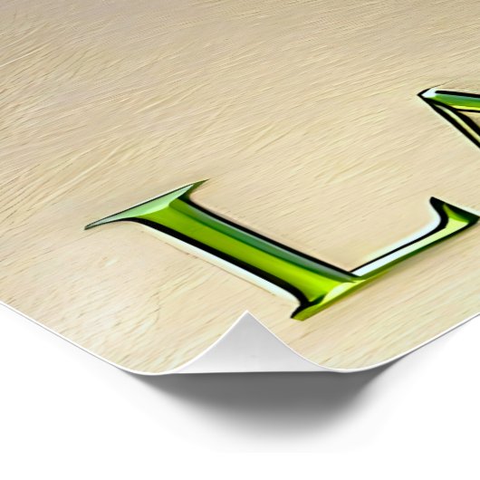 Lavendel Blume in glänzender Eleganz ポスター (コーナー)