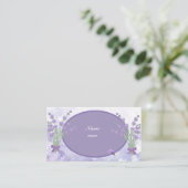 Lavendel visitenkarte 名刺 (スタンド正面)