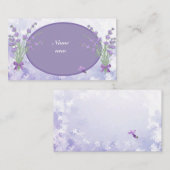 Lavendel visitenkarte 名刺 (正面/裏面)