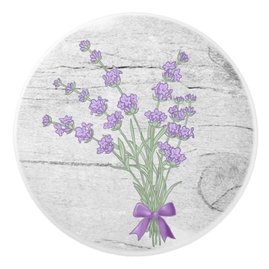 Lavendelstrauß セラミックノブ (正面)