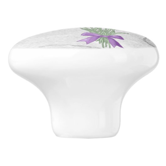 Lavendelstrauß セラミックノブ (側面)