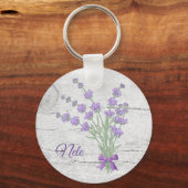 Lavendelstrauss, personalisiert  キーホルダー (正面)