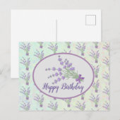 Lavendelstrauß Postkarte ポストカード (正面/裏面)