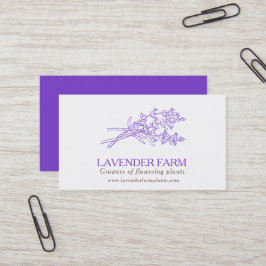 Lavender農場工場の仕入先の名刺 名刺