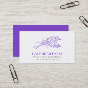 Lavender農場工場の仕入先の名刺 名刺