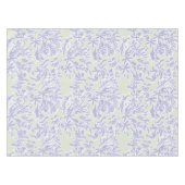 Lavender Agapanthus Flower Sage Green テーブルクロス (正面(横))