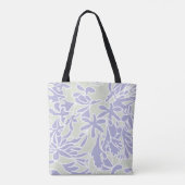 Lavender Agapanthus Flower Sage Green トートバッグ (裏面)