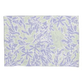 Lavender Agapanthus Flower Sage Green 枕カバー (正面左)