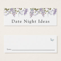Lavender and Lilacs Night Idea Card