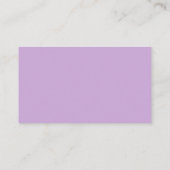 Lavender and Lilacs Wedding Place Cards - Flat プレイスカード (裏面)