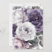 Lavender and Purple Arch Wedding |  招待状 (裏面)