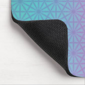 Lavender and teal geometric mouse pad マウスパッド (コーナー)