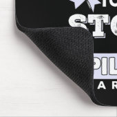 Lavender Awareness Ribbon Gift For Epilepsy Patien マウスパッド (コーナー)