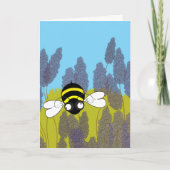 Lavender Birthday Card カード (正面)