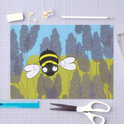 Lavender Bliss Tissue Paper 薄葉紙 (クラフト)