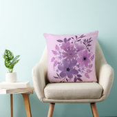 Lavender Bloom Bouquet Pillow クッション (椅子)