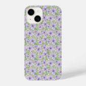 Lavender Bloom Floral iPhoneケース (裏面)