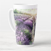 Lavender Bloom Serenity Mug  カフェラテマグ (左アングル)