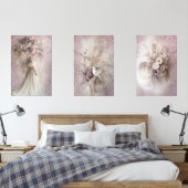 Lavender Blooms Portrait white dove Rustic Floral (寝室)