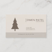 Lavender Blue Floral Grove Romantic Fantasy 名刺 (裏面)