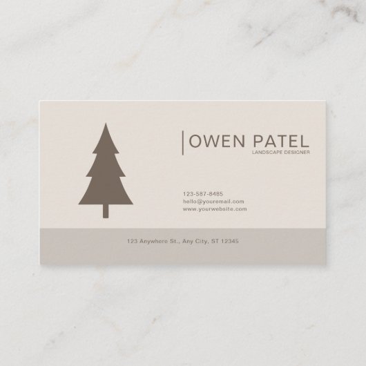 Lavender Blue Floral Grove Romantic Fantasy 名刺 (裏面)