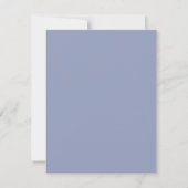 Lavender Blue Spring Lilac Florals Thank You Card サンキューカード (裏面)