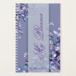 Lavender Blue Spring  Lilacs Planner プランナー手帳