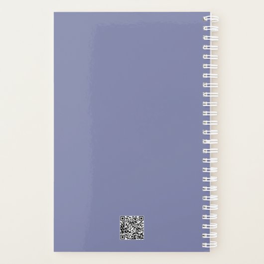 Lavender Blue Spring  Lilacs Planner プランナー手帳 (裏面)