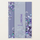 Lavender Blue Spring  Lilacs Planner プランナー手帳 (正面)