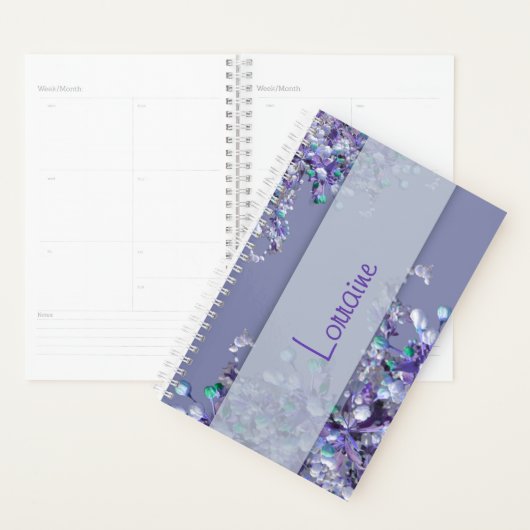 Lavender Blue Spring  Lilacs Planner プランナー手帳 (ディスプレー)