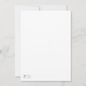 Lavender Blue Spring Lilacs Sympathy Card 招待状 (裏面)