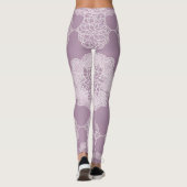 Lavender Blush AI art レギンス (裏面)