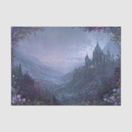 Lavender Border Moody Gothic Castle 薄葉紙