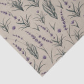 Lavender Botanical Pattern Tissue Paper 薄葉紙 (詳細)