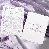 Lavender 'Bride or Groom' Bridal Shower Game 