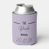 Lavender Bride Wedding Can Cooler 缶クーラー (缶正面)