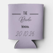 Lavender Bride Wedding Can Cooler 缶クーラー (正面)