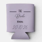 Lavender Bride Wedding Can Cooler 缶クーラー (裏面)