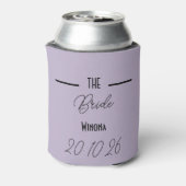 Lavender Bride Wedding Can Cooler 缶クーラー (缶裏面)