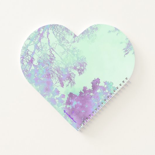 Lavender Broadleaf Mist ノートブック (裏面)