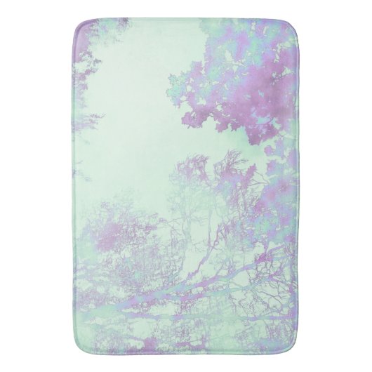 Lavender Broadleaf Mist バスマット (正面縦)